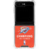 2025 NBA Champions Oklahoma City Thunder Galaxy Z Flip6 Clear Case